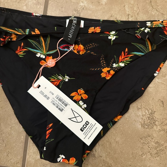 NWT FLORAL PRINT BIKINI BOTTOMS - Picture 2 of 2